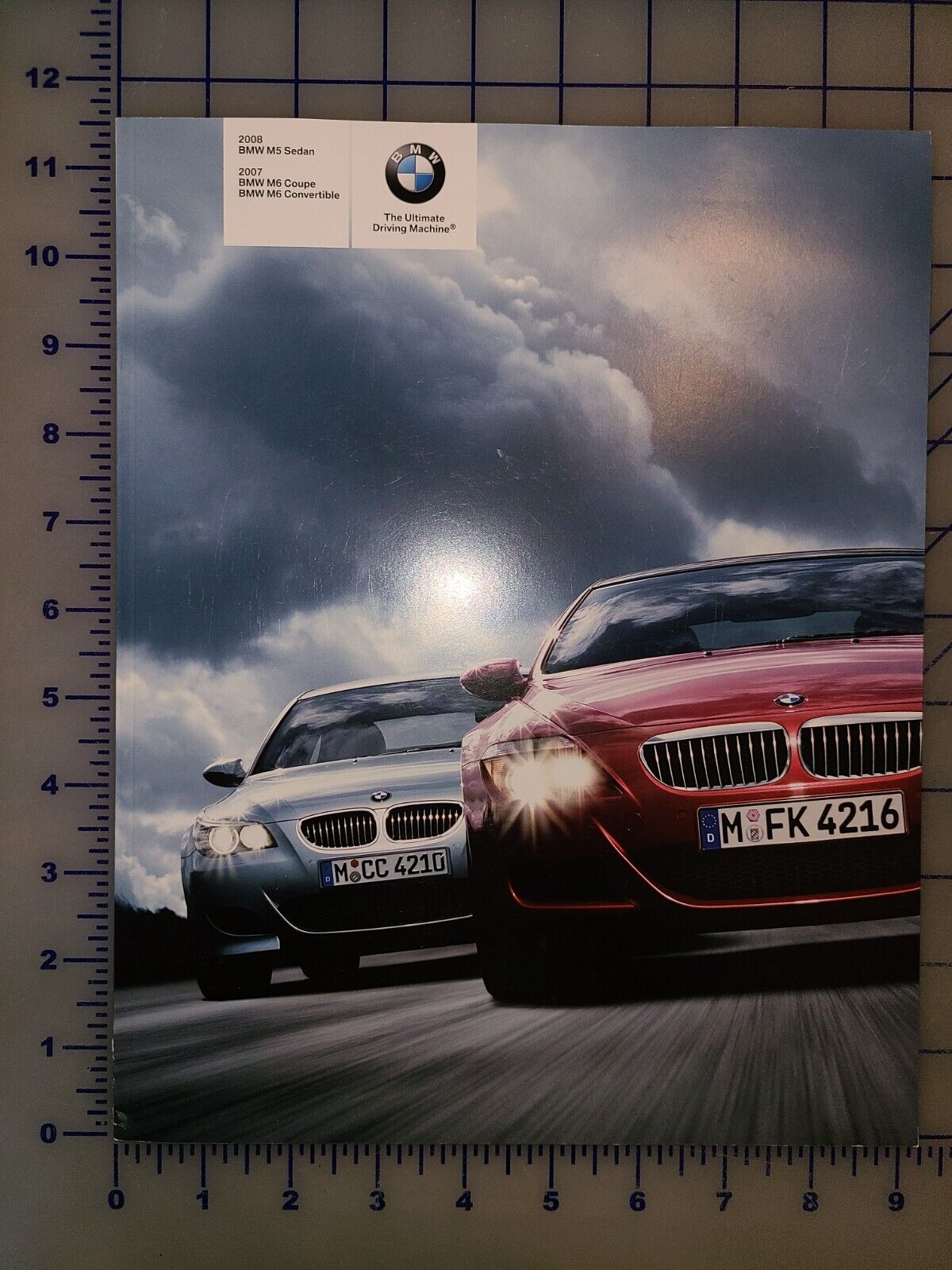 2008 BMW M5 Sedan 2007 M6 Coupe Convertible Brochure