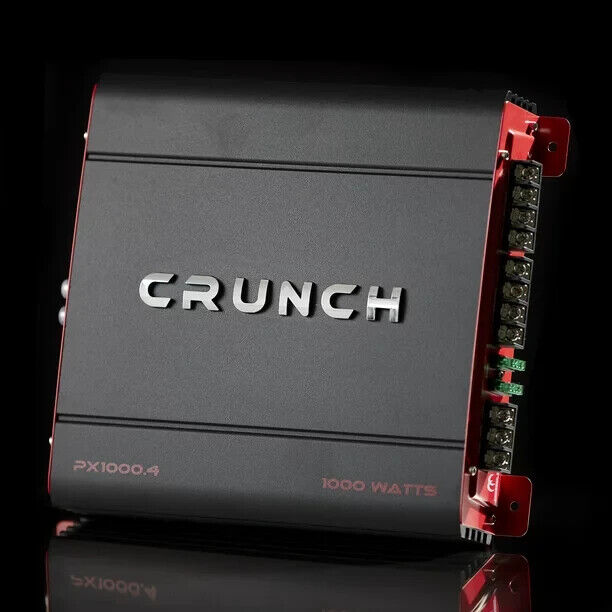 Crunch PX-1000.4 4 Channel 1000 Watt Powerful Amp Car Stereo Amplifier