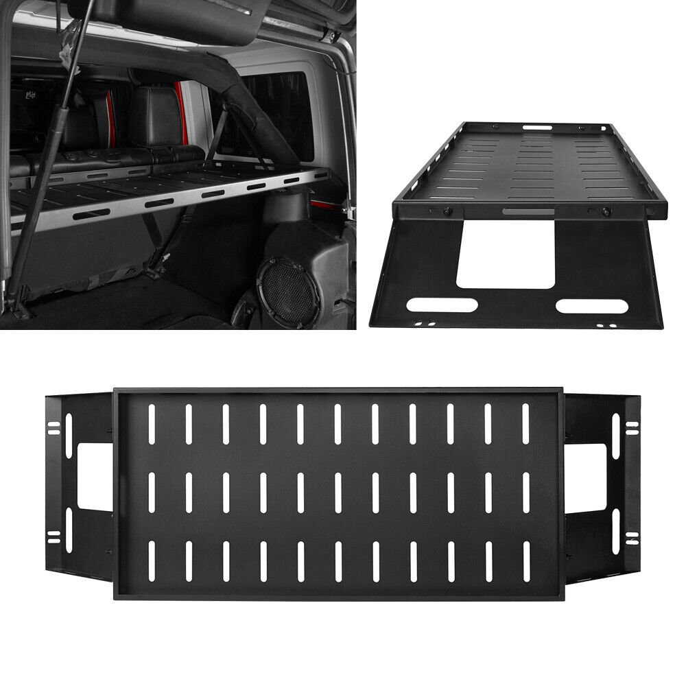Hooke Road Steel Trunk Cargo Rack for Jeep Wrangler 07-23 JK/JL 4 Doors Hardtop