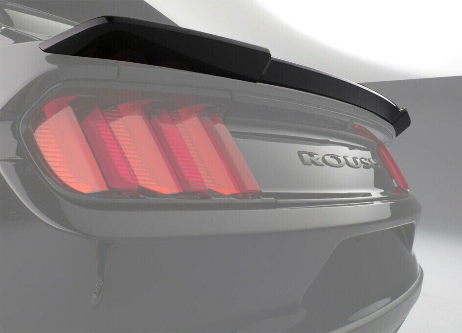 For 2015-2021 Mustang Roush Style Rear Spoiler Brand New Gloss Black
