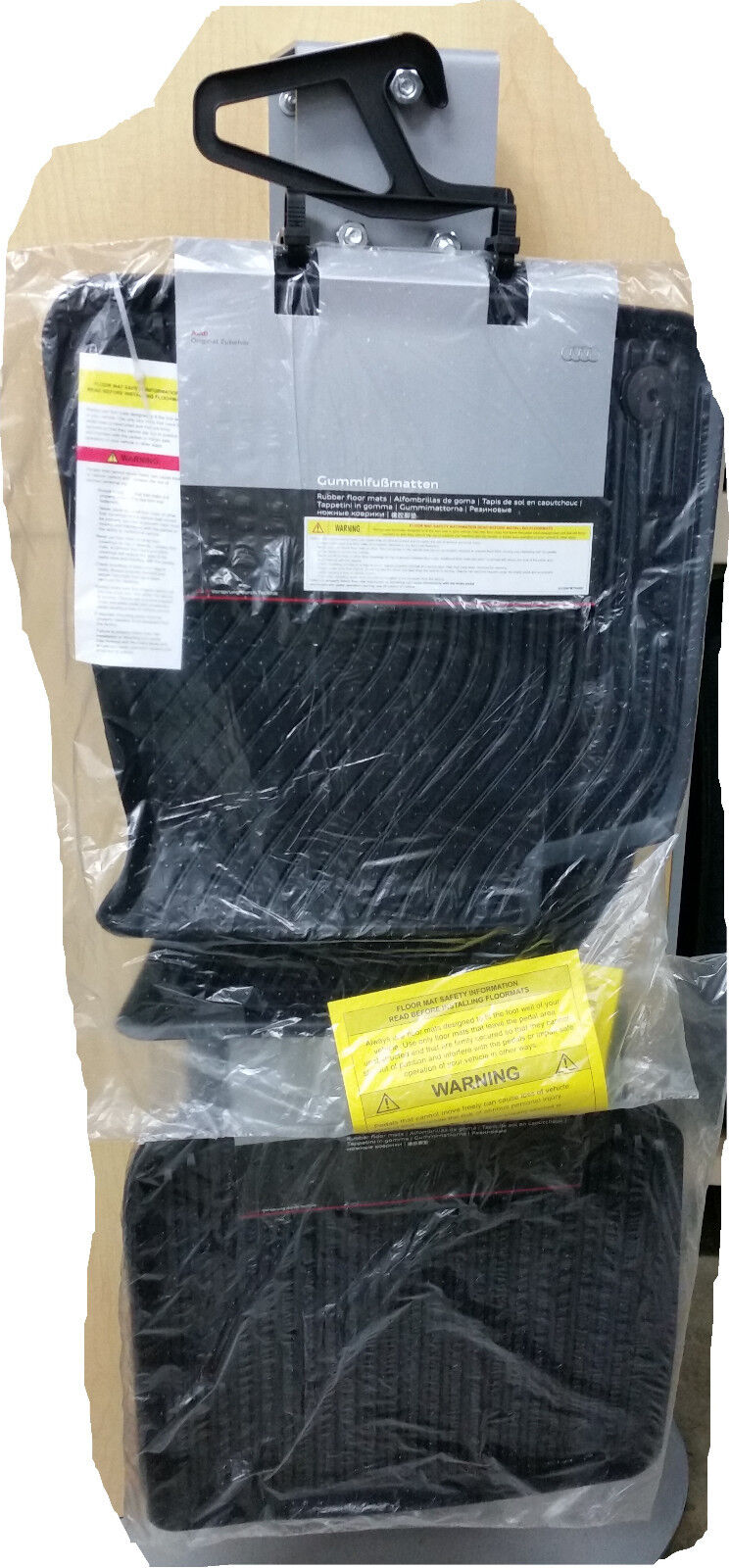 2011 TO 2016 Audi A8L (LWB) Genuine Factory Rubber Floor Mats - Set of 4