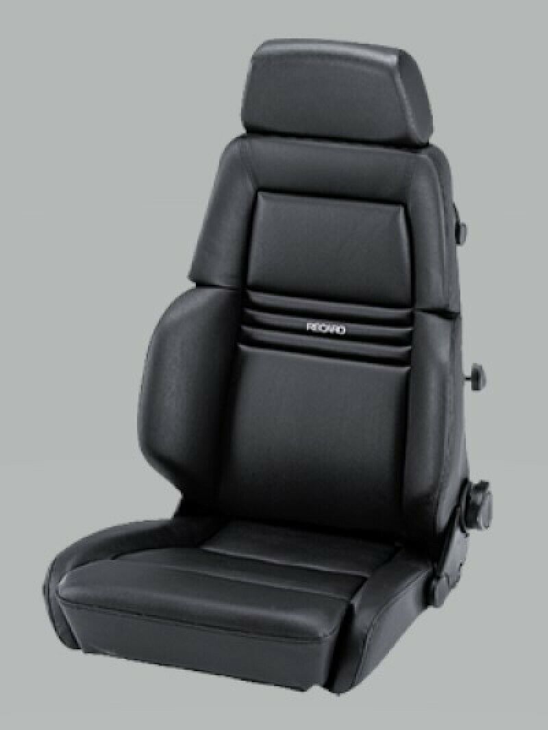 Recaro Expert M Black Leather Classic Sport Seat Left or Right Adjustable Lumbar