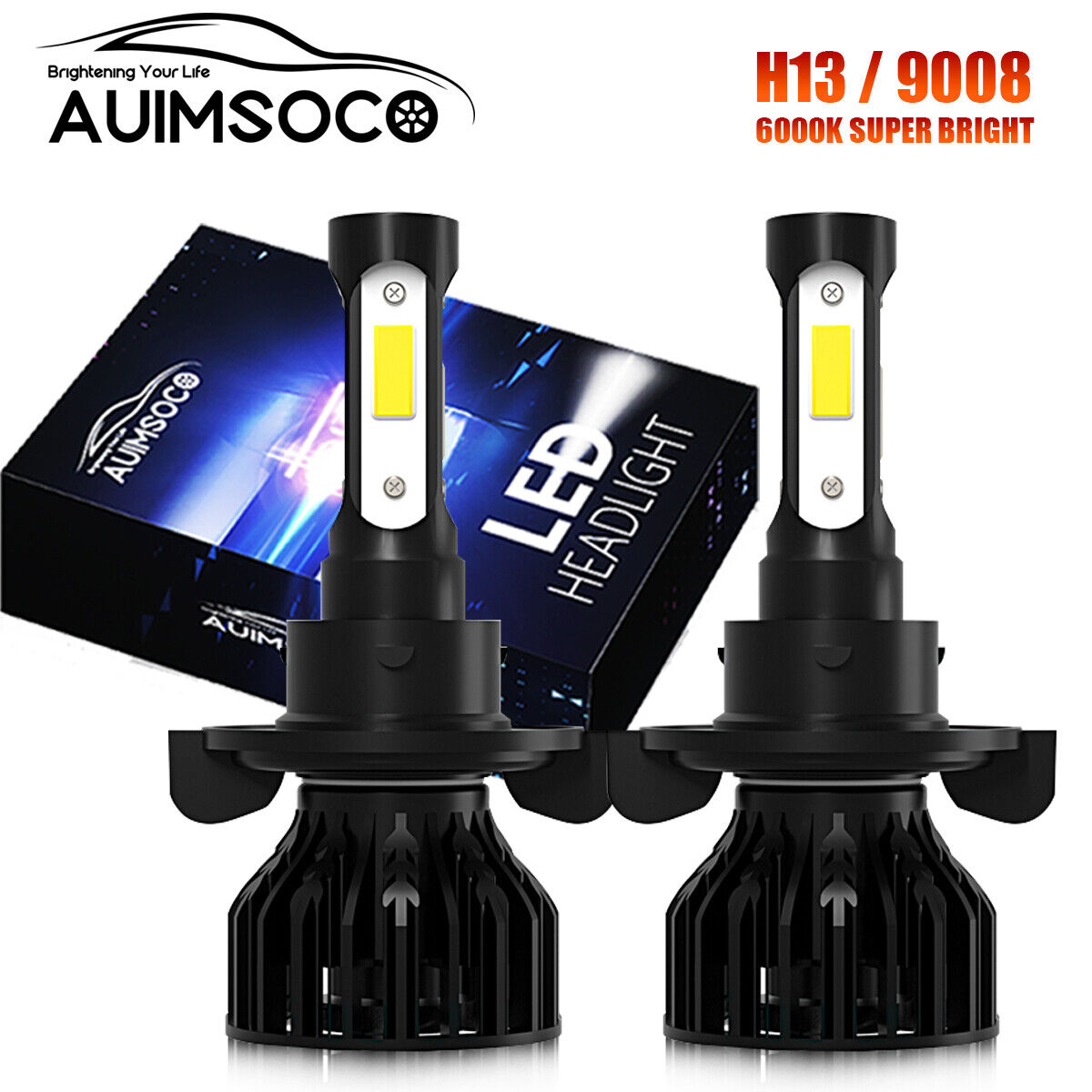 For Mitsubishi Eclipse 2006-2012 H13 Combo LED Headlight High Low Beam Bulbs Kit