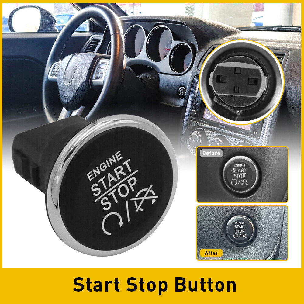 Engine Start Stop Push Button Switch For 09 10-16 Dodge Challenger Jeep Chrysler