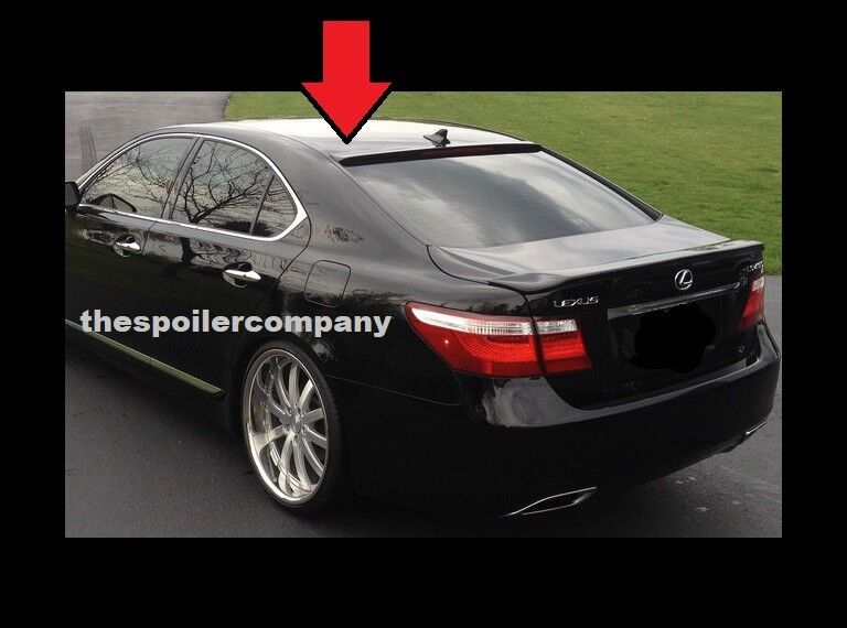 FOR Lexus LS460 UN-PAINTED-GREY PRIME Custom Style Rear Window Spoiler 2007-2012