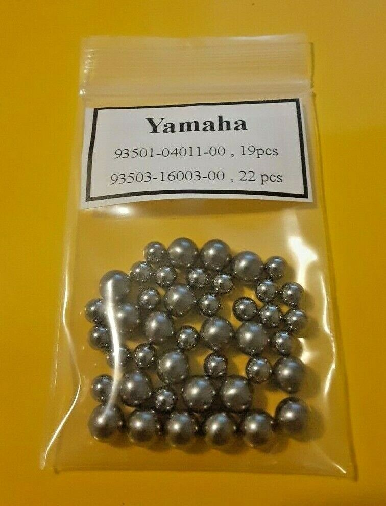 Yamaha Triple Tree Clamp Steering Stem - 22 small & 19 big Ball Bearings