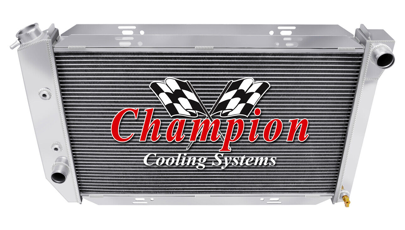 WR Champion 4 Row All Aluminum Radiator for 1971 - 1973 Ford Mustang V8 Engine