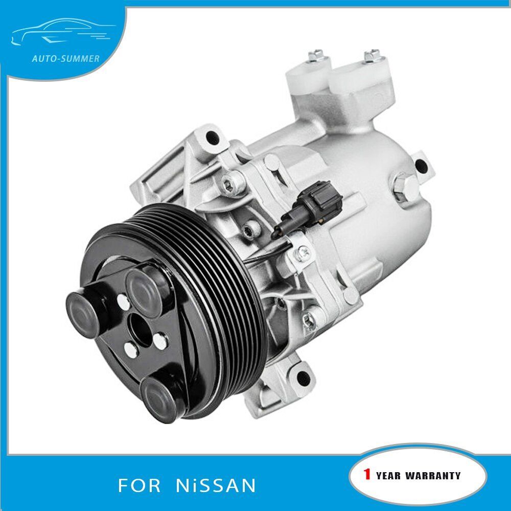 A/C Compressor for 2007-2010 Nissan Versa 2007-2015 Nissan Tiida 1.8L 4Cyl