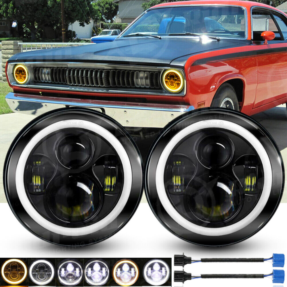 For Plymouth Duster 340 1970-1975 Halo 7\