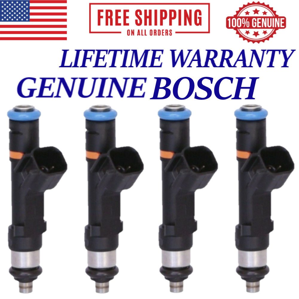 NEW OEM BOSCH 4/unit Fuel Injectors for 2010, 2011 Ford Transit Connect 2.0L I4