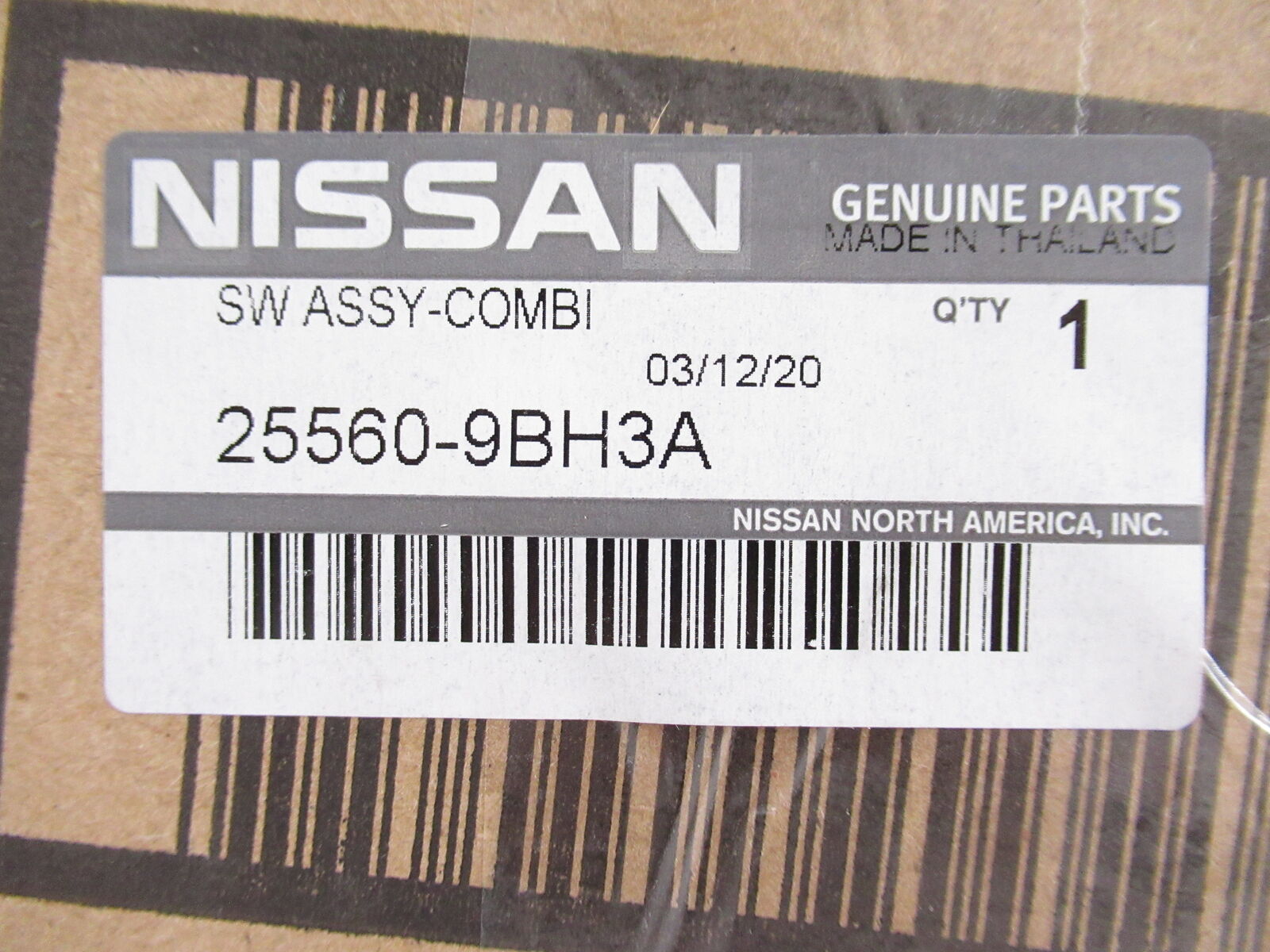 Genuine OEM Nissan 25560-9BH3A Multifunction Combo Switch 2007-2019 Frontier