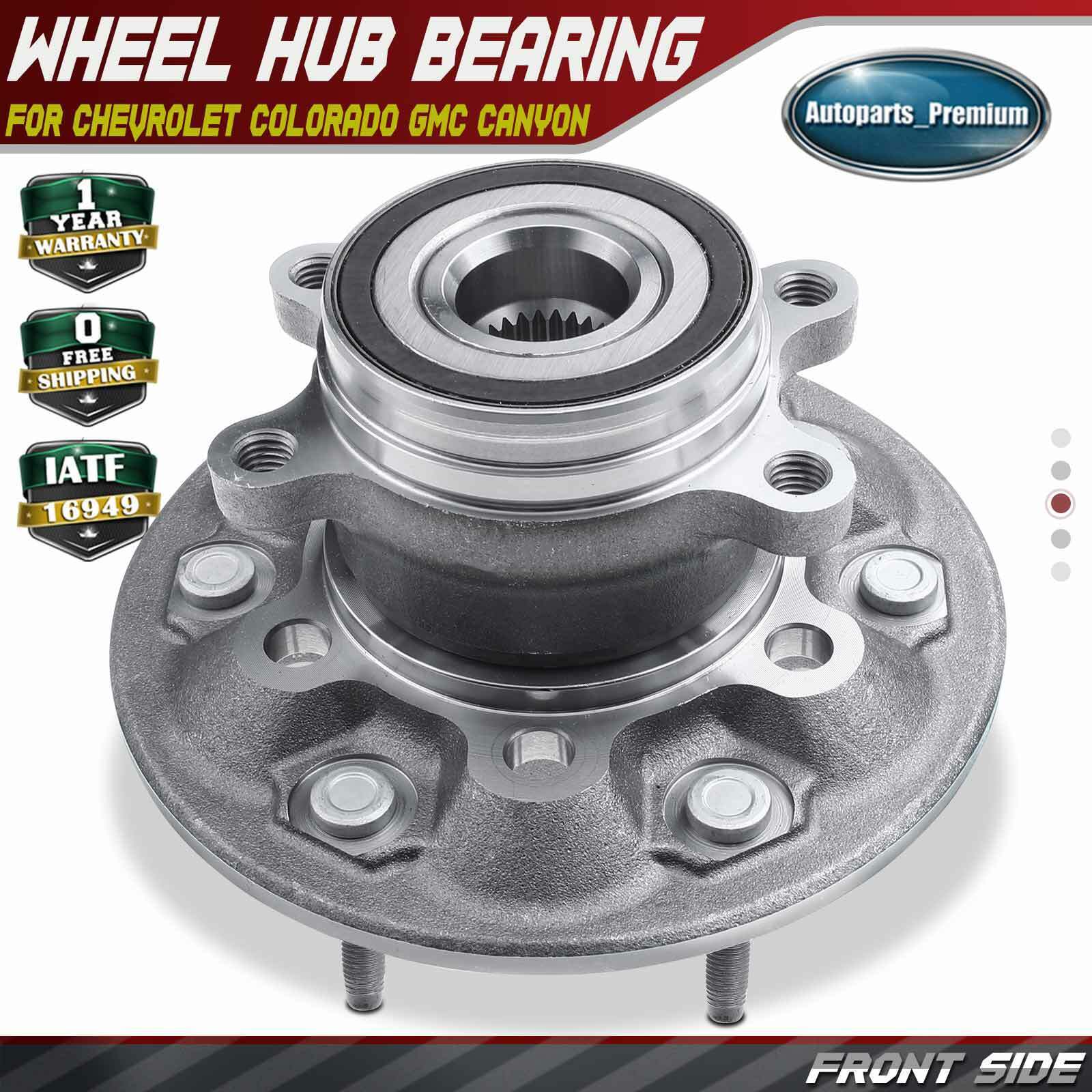 Front LH or RH Wheel Hub Bearing Assembly for GMC Canyon Chevrolet Colorado 4WD