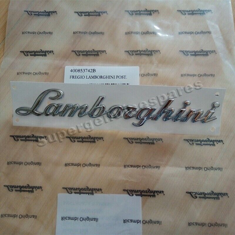 Lamborghini Gallardo Huracan Rear Script Emblem 400853742B 4T0853745A NEW
