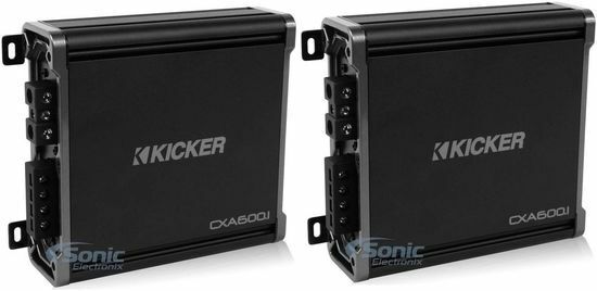 2) Kicker CXA800.1 (46CXA8001) CX Series Monoblock Class-D Car Amplifier