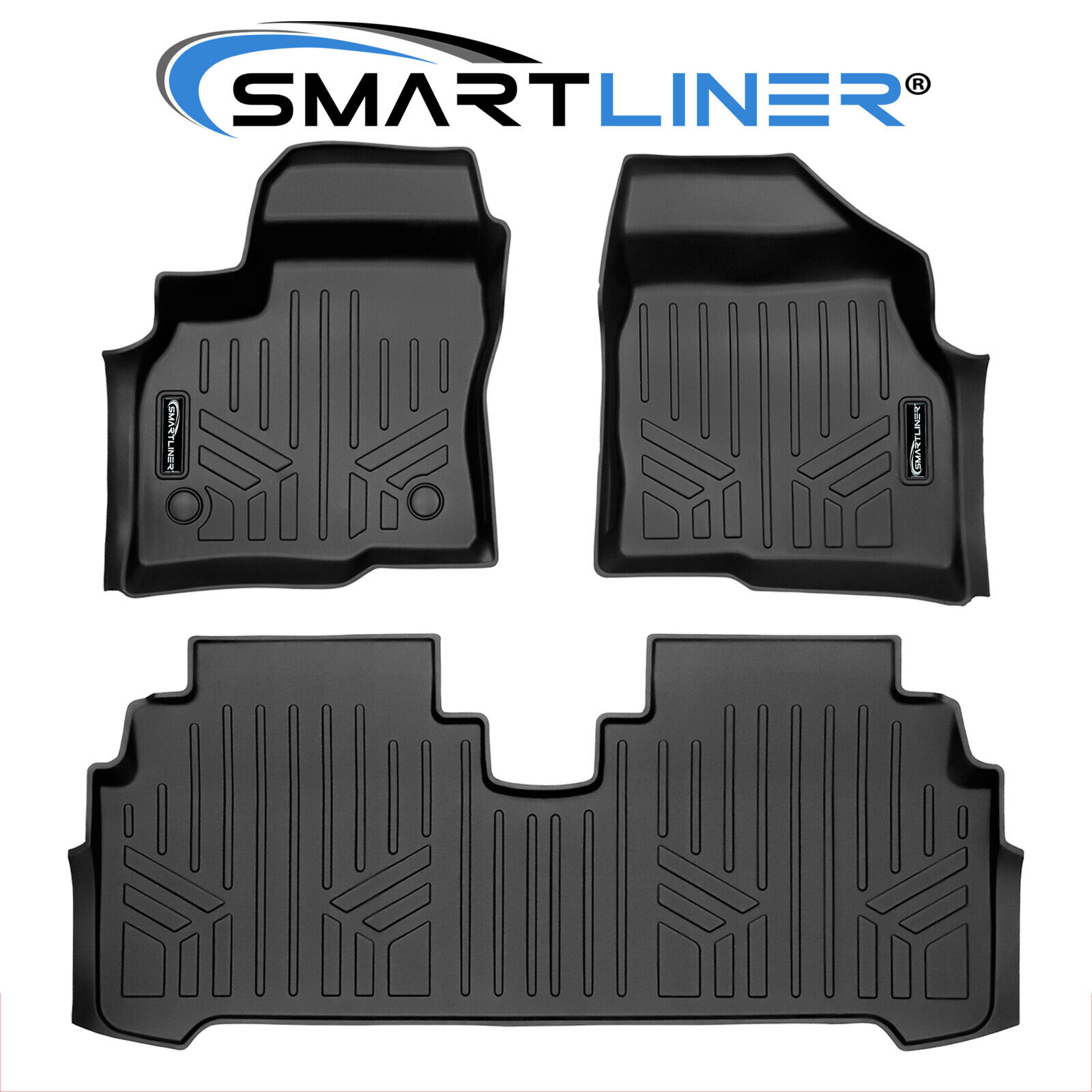 SMARTLINER 2 Row Floor Mat Liner Set For 2022-2024 Chevrolet Bolt EUV