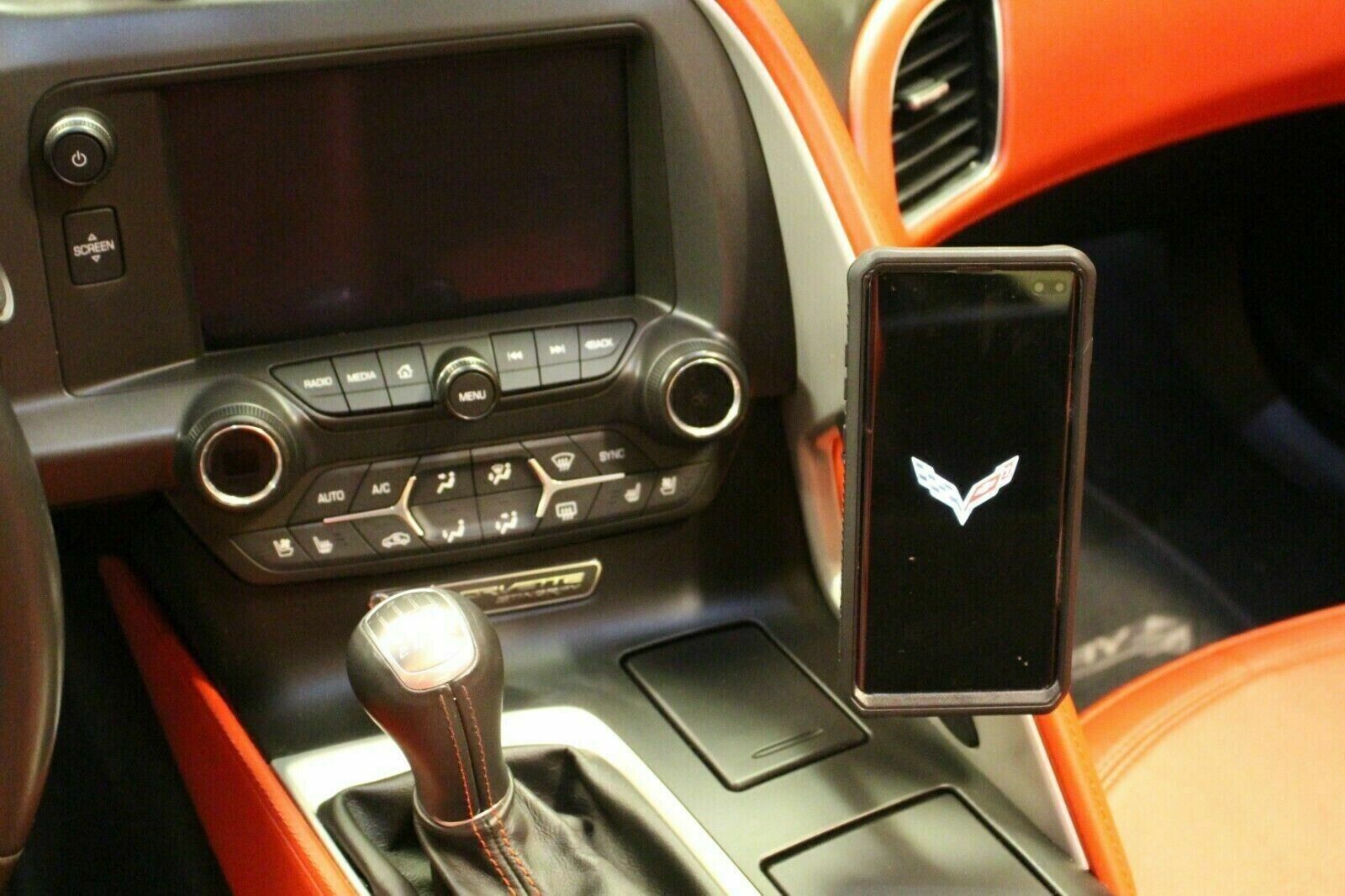 Stingray Z06 C7 GS Cell Phone Mount Holder Bracket for 2014-2019 Chevy Corvette
