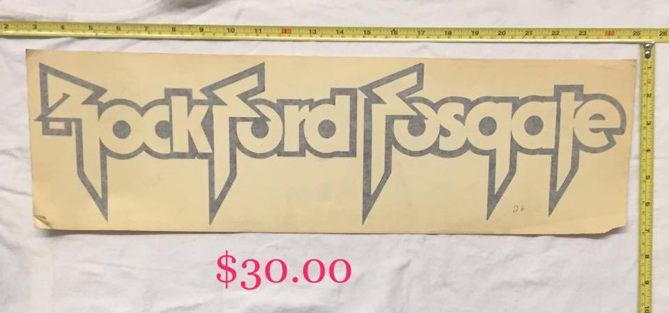 ROCKFORD FOSGATE PUNCH sticker VINYL DECAL Automobile Car VINTAGE NEW OLD STOCK