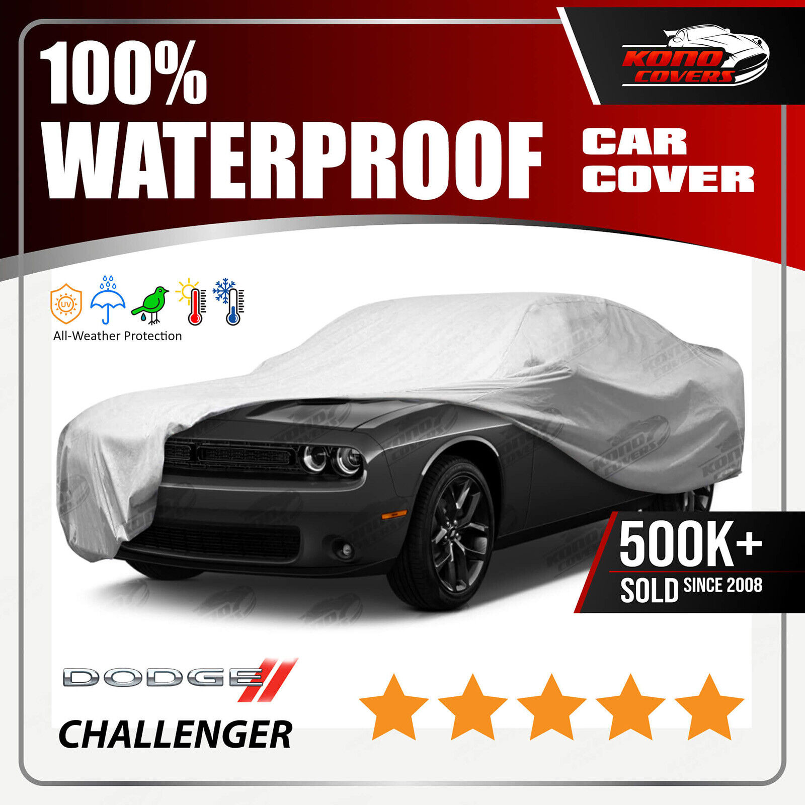 [DODGE CHALLENGER] CAR COVER - Ultimate Full Custom-Fit All Weather Protection