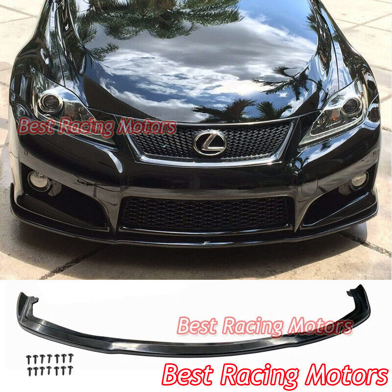 For 2008-2014 Lexus IS-F ISF 4dr Sedan A Style Front Bumper Lip (Urethane)