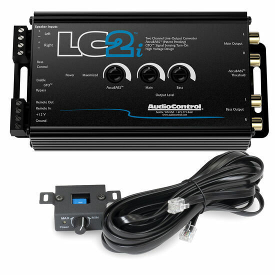 AudioControl LC2i 2 Channel Line Out Converter + Free NVX Complete Bass Knob