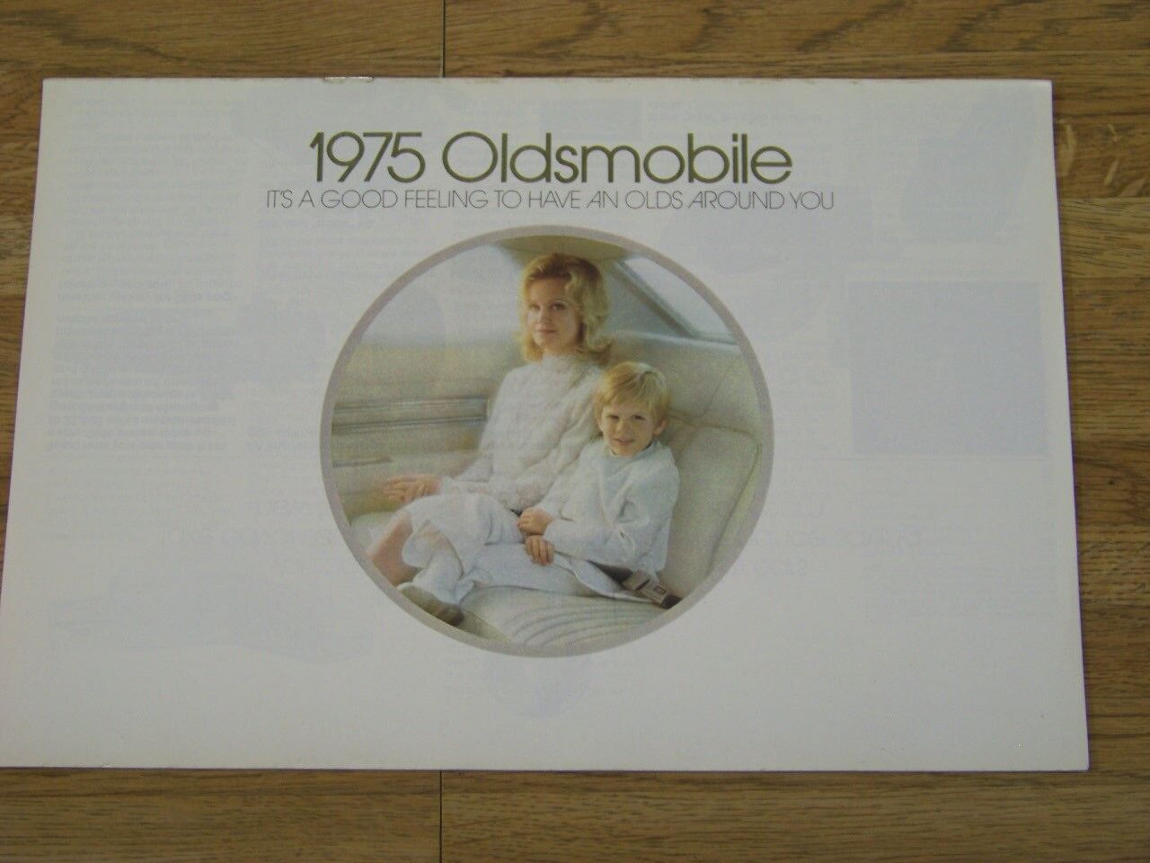 NOS 1975 Oldsmobile Dealer Sales Brochure 75 Olds Omega Cutlass 88 98 Toronado