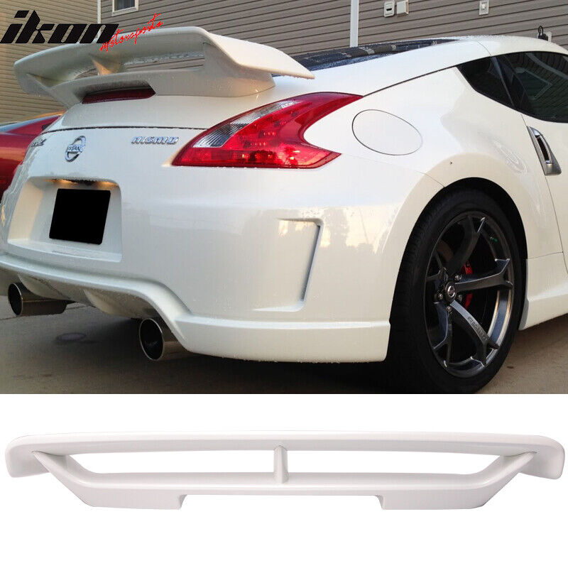 Fits 09-21 Nissan 370Z Z34 N Style Trunk Spoiler Painted #QAB White Pearl - ABS