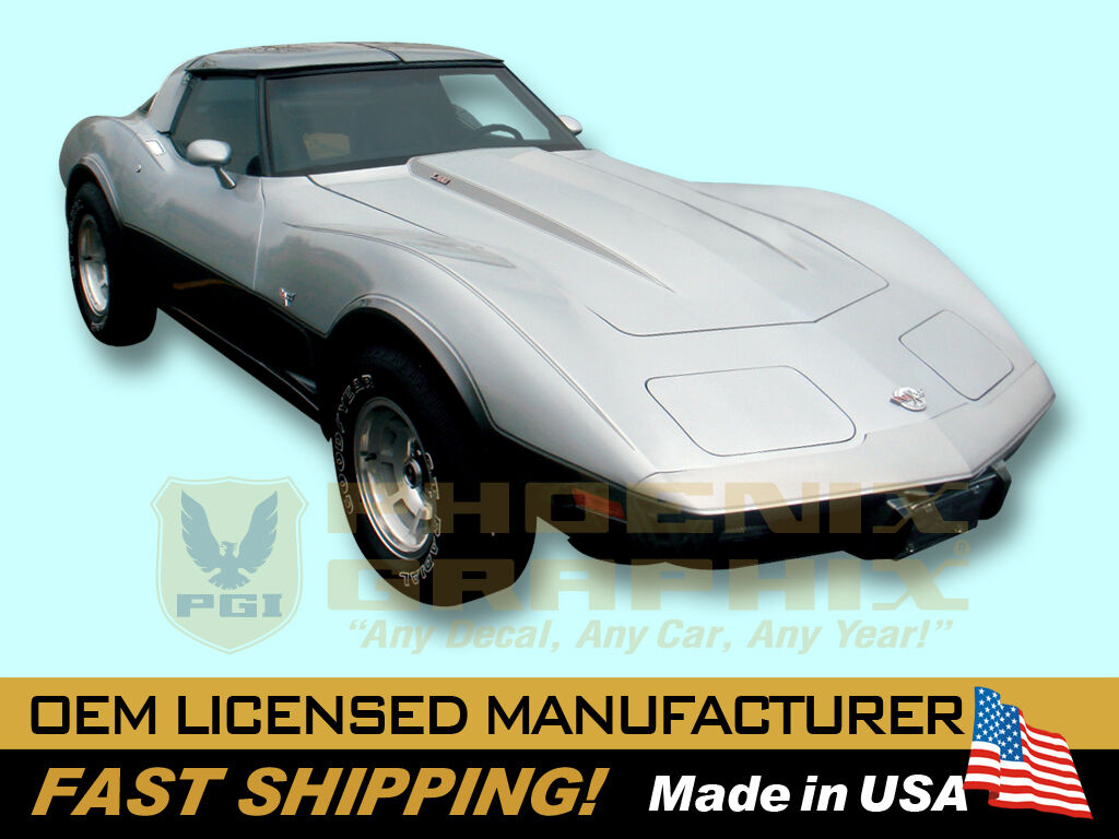 1978 Chevrolet Corvette Silver Anniversary Edition Decals & Stripes Kit