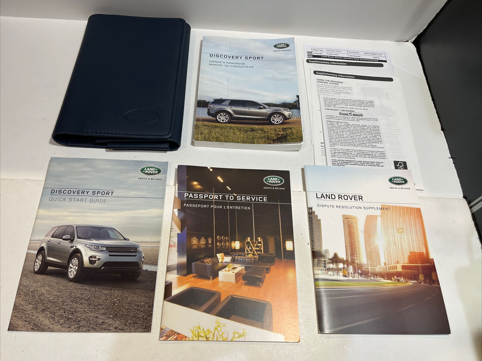 2016 Land Rover Discovery Sport owners handbook manual & portfolio  