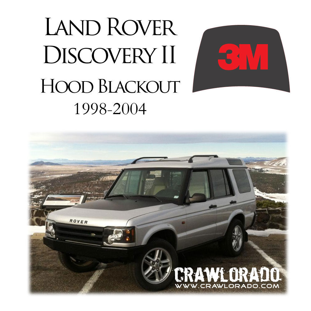 Land Rover Discovery 2 Hood Blackout Decal Sticker Disco II 1998 1999 2000 2001 