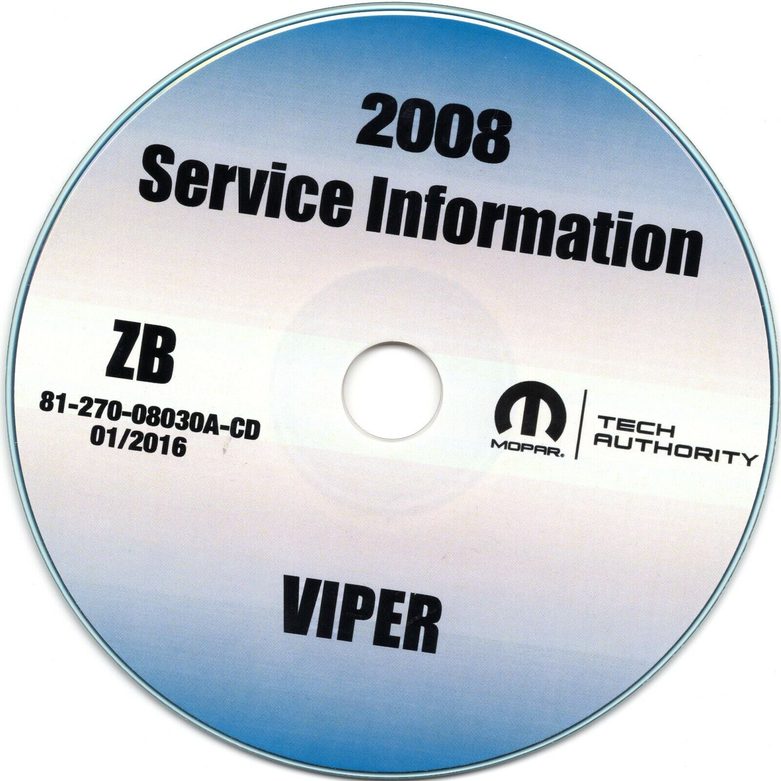 2008 Dodge Viper Coupe Convertible OEM Shop Service Repair Manual CD 8.4L V10