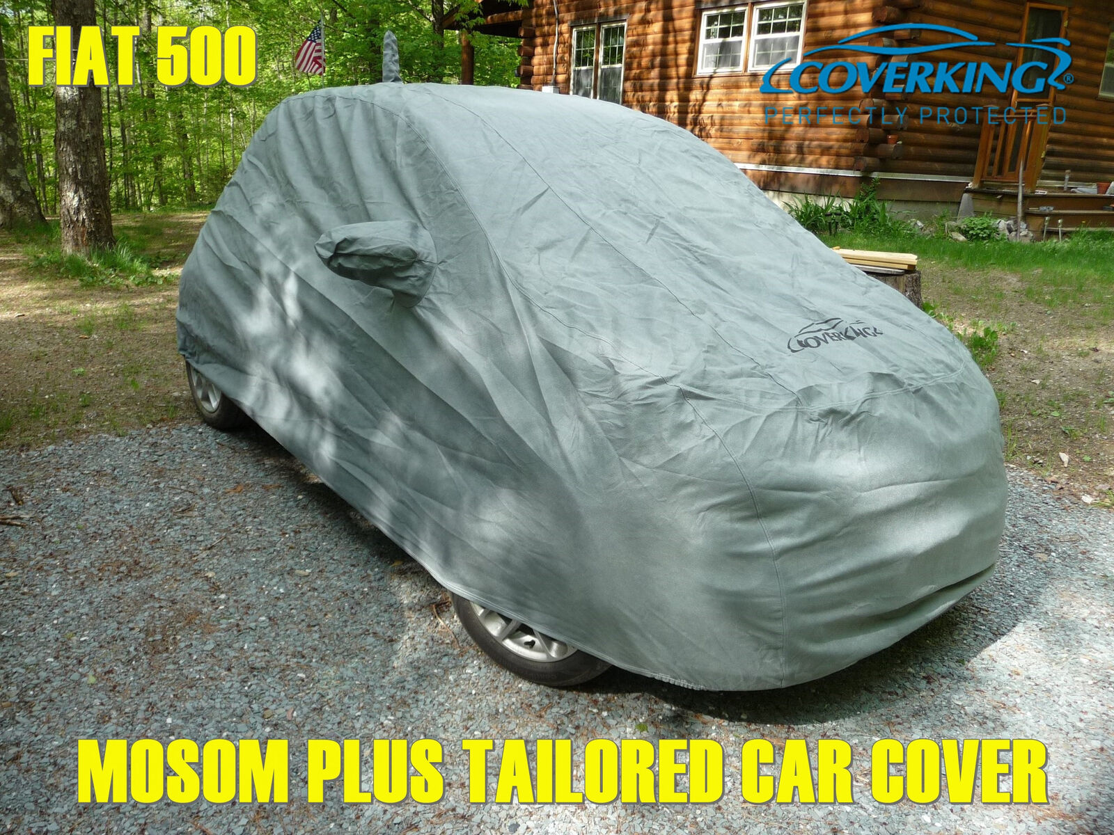 Coverking All Weather Mosom Plus Tailored Car Cover for Fiat 500