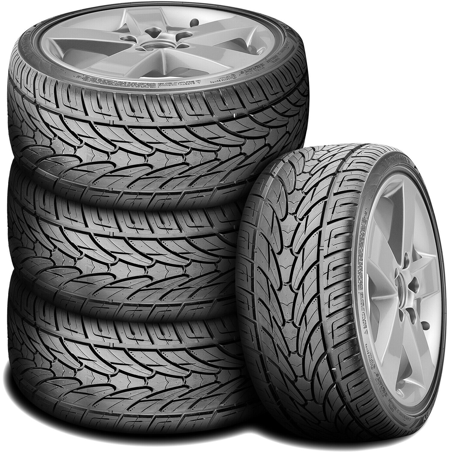 4 Tires Lionhart LH-TEN 265/35ZR22 265/35R22 102W XL A/S Performance