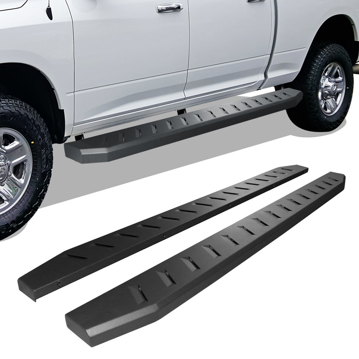 For 2015-2022 CHEVY COLORADO CREW CAB New Raptor Black Side Steps Running Boards