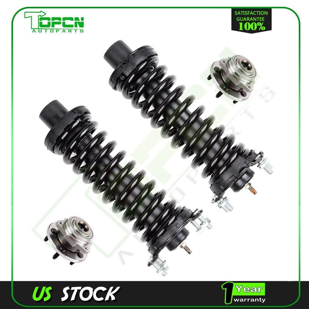 For 2002-2007 Jeep Liberty Front Quick Strut Assembly & Wheel Hub and Bearings