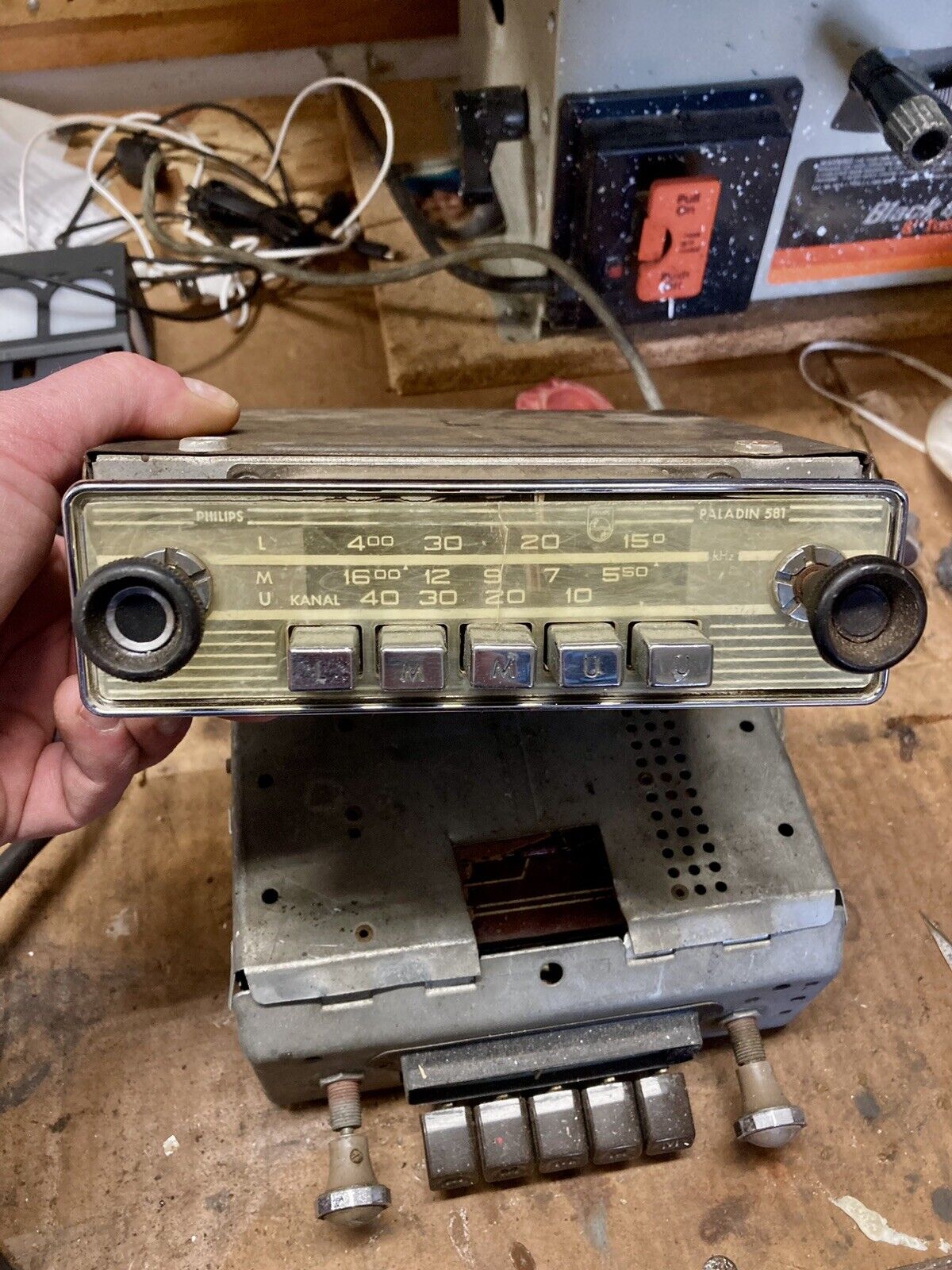 Philips Car Radio Paladin 591 Rare Vintage Years 1950 60