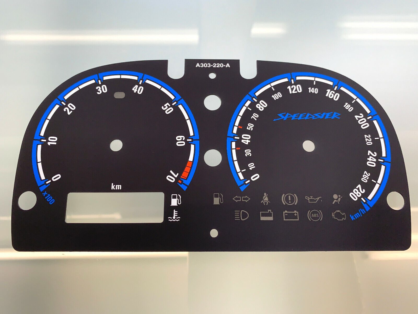 Opel Speedster plasma dials