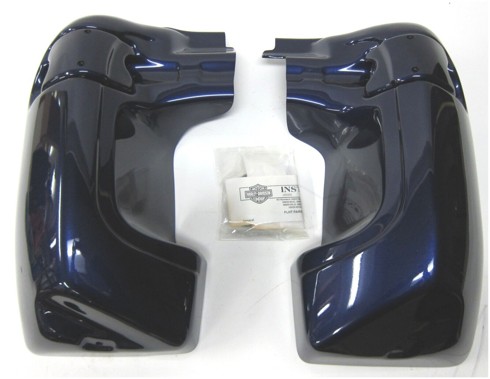 Harley Davidson New Lower Fairing Kit Cobalt Blue Paint Code QH FLHR 58830-00QH