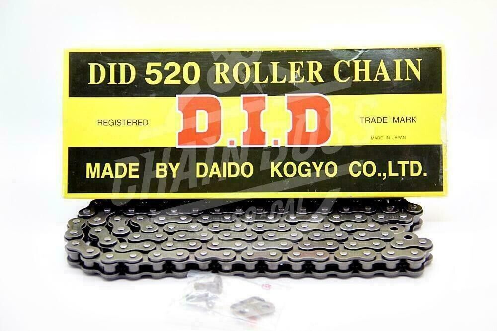 DID 520 x 120 Links Standard Series Non Oring Natural Drive Chain 520-120L