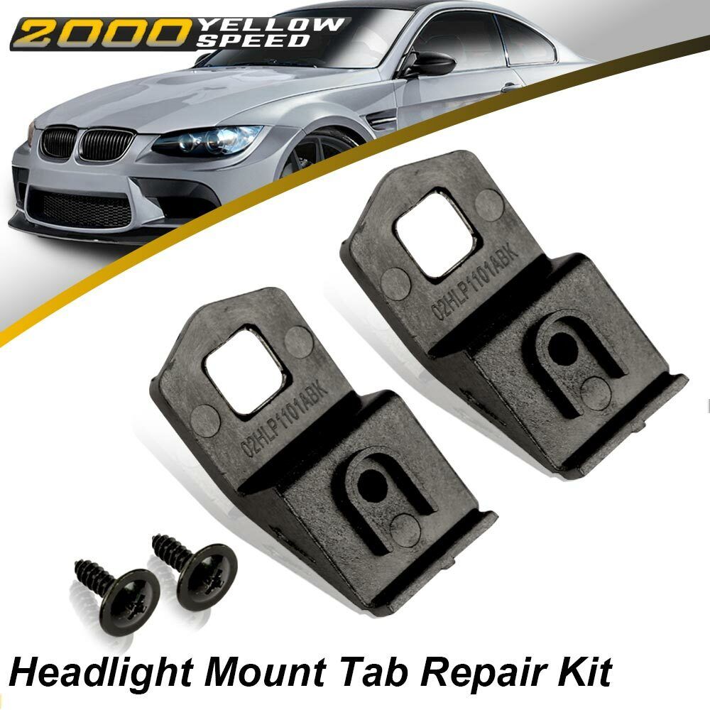 Fit For 07-13 BMW E92 E93 Coupe Convertible 2-D Headlight Mount Tab Repair Kit 
