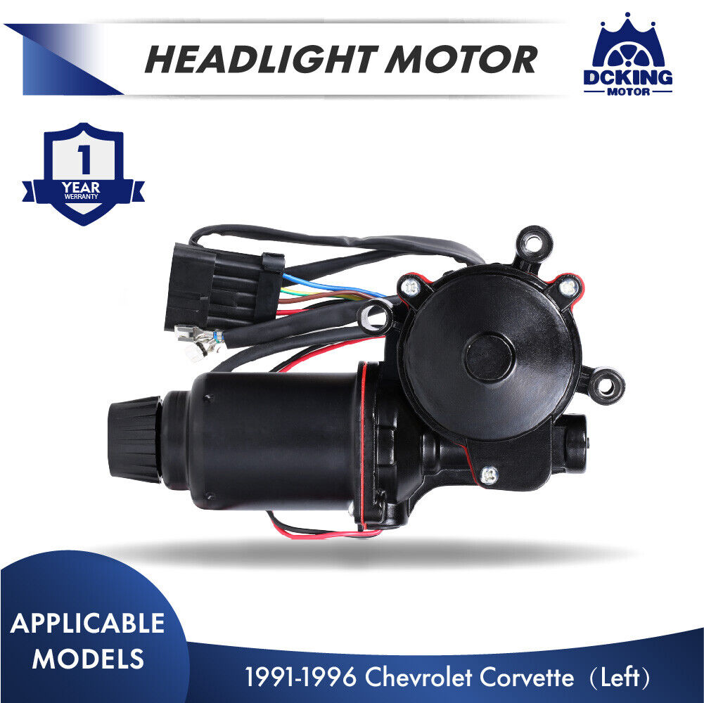 Headlight Headlamp Motor For Chevrolet Corvette C4 1991-1996 Left Side 16516133