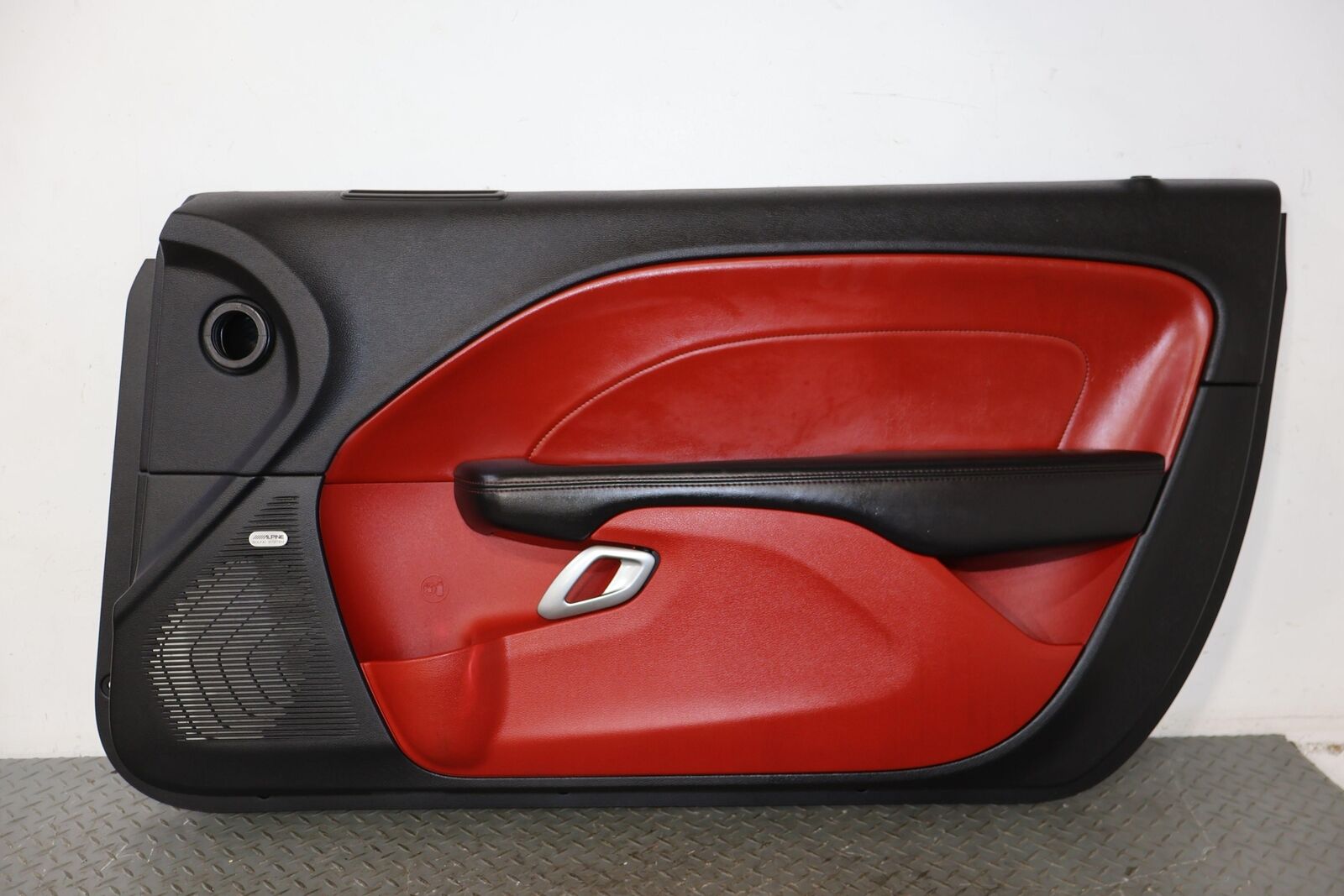 15-18 Dodge Challenger SRT Scat Pack Left LH Door Trim Panel (Ruby Red) Leather