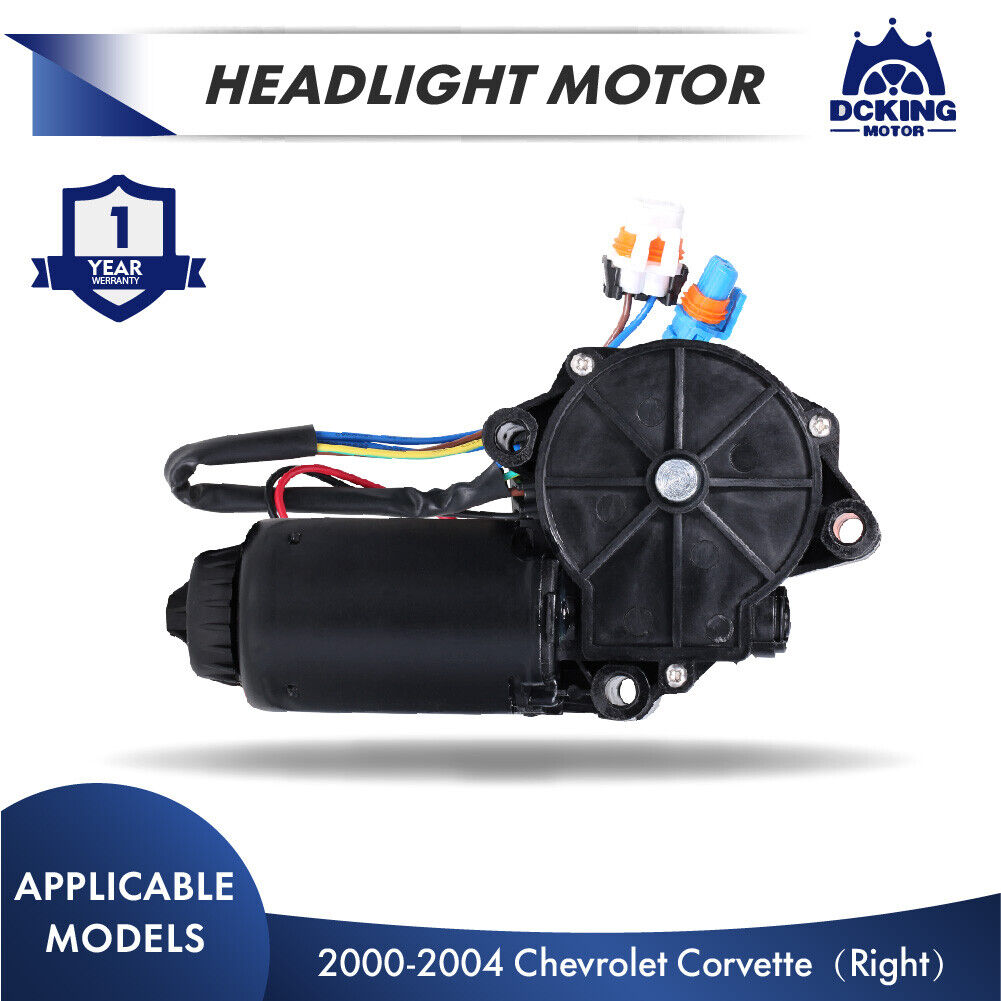 Headlight Headlamp Motor For Chevrolet Corvette C5 2000-2004 Right Side 10351400
