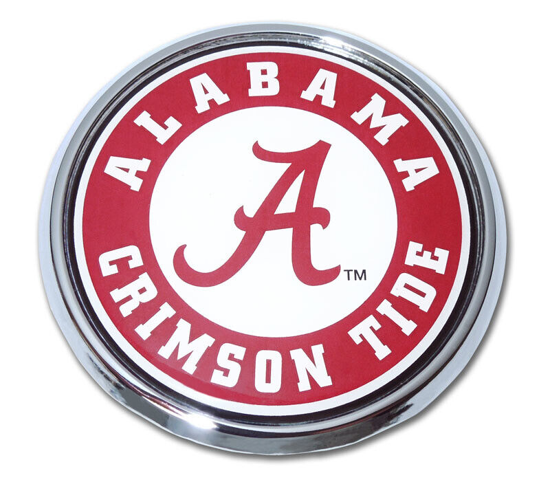 NEW University of Alabama Crimson Tide Chrome Auto Emblem.