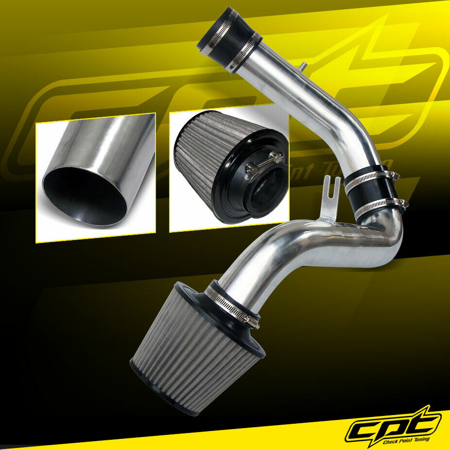 For 00-05 Mitsubishi Eclipse GT 3.0L Polish Cold Air Intake + Stainless Filter