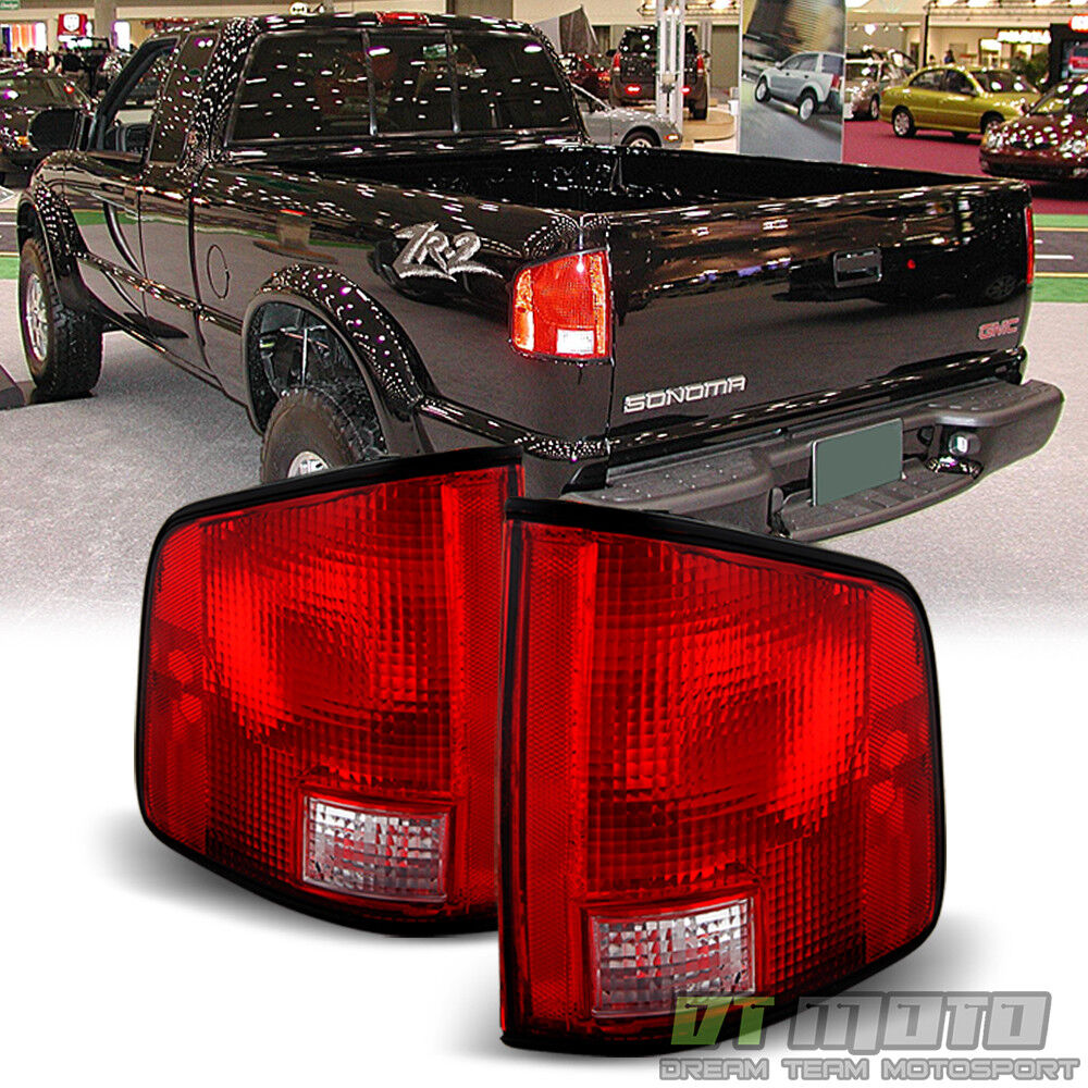 1994-2004 Chevy S10 GMC S15 Sonoma Tail Lights Brake Lamp Left+Right Aftermarket