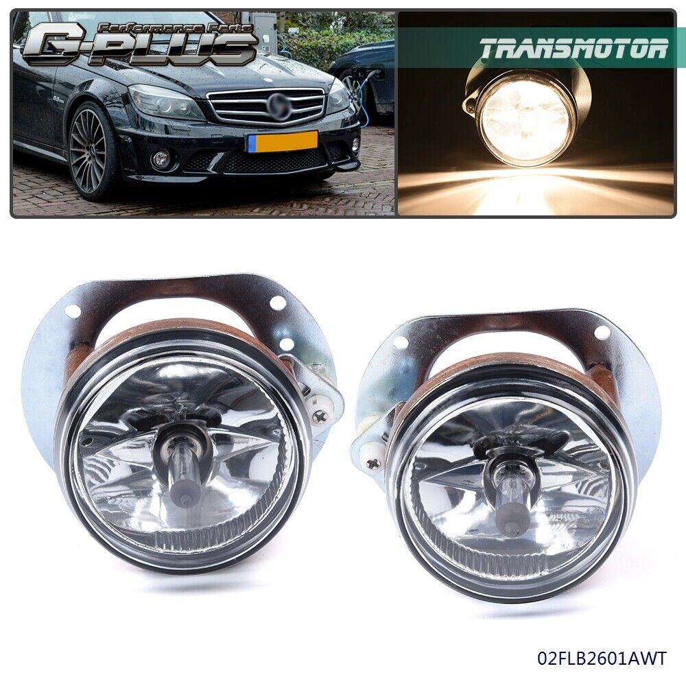 Fit For 2008-2010 Benz C300 C63 AMG C350 Bumper Fog Front Light Lamp W/Bulb
