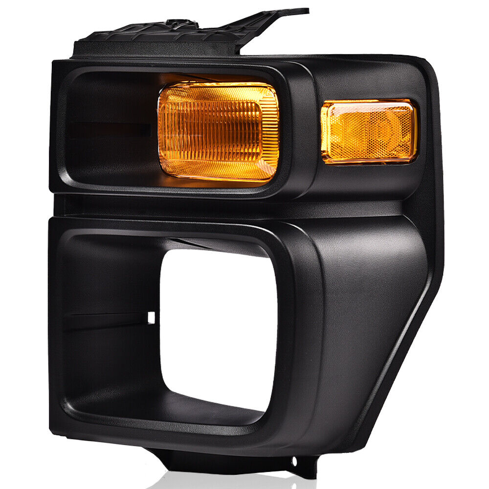 Headlight Trim Bezel w/ Parking Light Fit For 2008-2014 Ford E150 E250 E350 Left