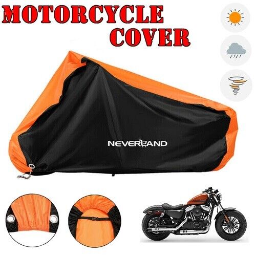 NEVERLAND XL Motorcycle Cover Waterproof For Harley Davidson Sportster 1200 883