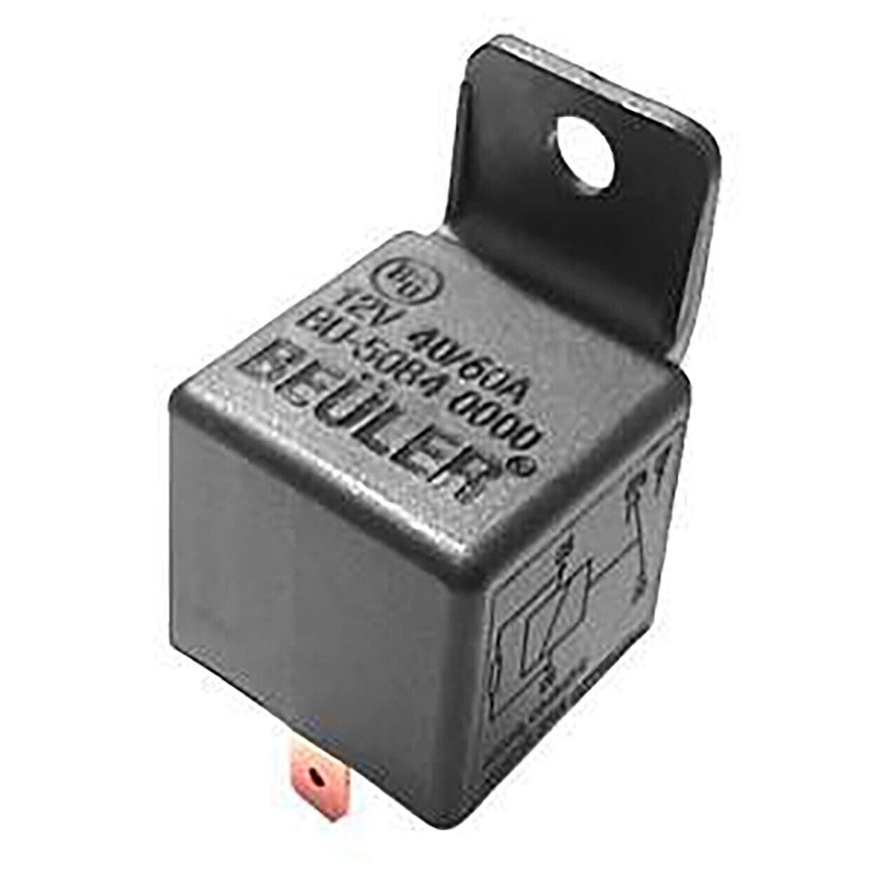 Automotive Universal 12 VDC Vehicle 5-Pin Relay SPDT 40/60A Metal tab - 10 Pack