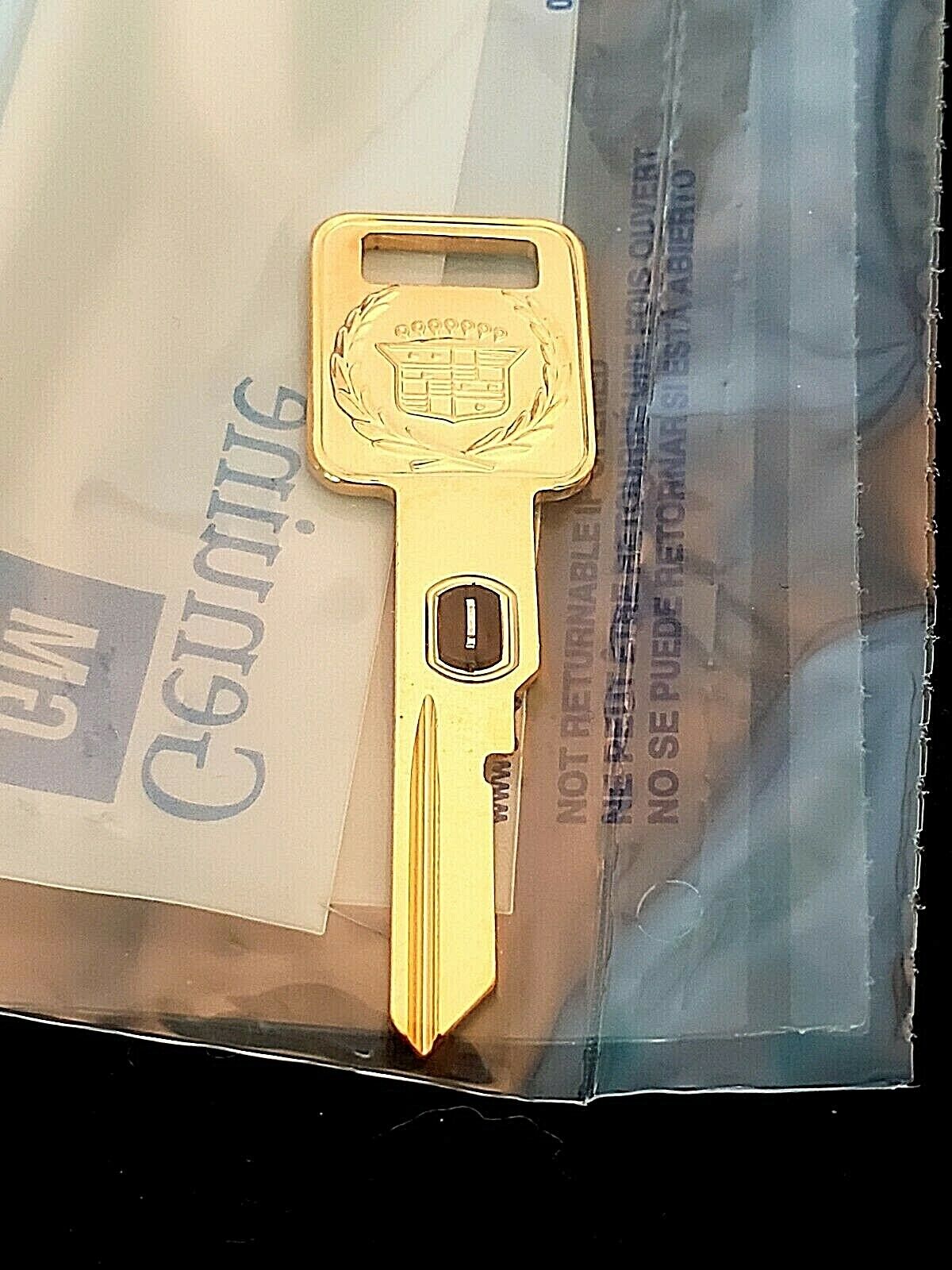 Rare Cadillac Gold Key - #5 VATS Ignition key for Brougham, Fleetwd, Eldo, & Sev